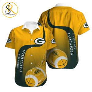 Green Bay Packers Hawaiian Short Sleeves Hawaiian Shirt Aloha Shirt for Men Women Best Gift For Fans SeratyArt