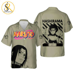 Hashirama Senju Hawaiian Shirt Naruto Anime Shirt for Men Women SeratyArt