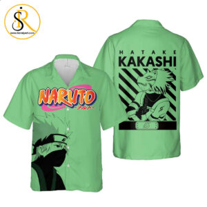 Hatake Kakashi Hawaiian Shirt Naruto Anime Shirt for Men Women SeratyArt