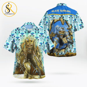 Iron Maiden Powerslave 1984 Breakthrough Hawaiian Shirt Aloha Shirt For Men Women SeratyArt