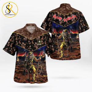 Iron Maiden Veteran Tropical Hawaii Shirt Aloha Shirt For Men Women SeratyArt
