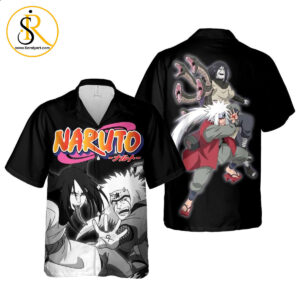 Jiraiya And Orochimaru Hawaiian Shirt Naruto Anime Shirt for Men Women SeratyArt