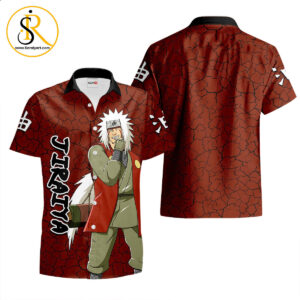 Jiraiya Hawaiian Shirts Custom Anime Merch Clothes for Men Women SeratyArt