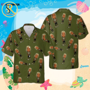 Lil Durk Cartoon Image Hawaiian Shirt SeratyArt