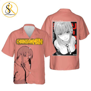 Makima Hawaiian Shirt Chainsaw Man Anime Shirt for Men Women SeratyArt