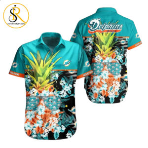 Miami Dolphins NFL Tropical Pattern Pineapple Design Hawaiian Shirt New Trending For Men Women SeratyArt