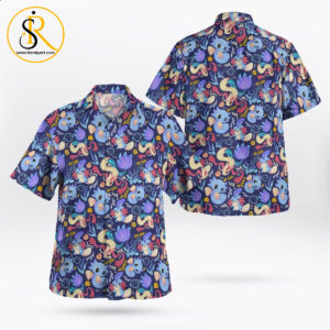 Milotic Water Pokemon Hawaiian Shirt Aloha Shirt For Men Women SeratyArt