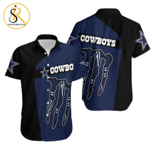 Monster Energy Dallas Cowboys Hawaiian Shirt Aloha Shirt for Men Women SeratyArt
