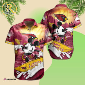 NFL Arizona Cardinals Hawaiian Shirt Mickey Mouse Summer SeratyArt