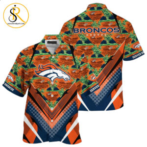NFL Denver Broncos Team Beach Shirt For Sports Broncos Fans Hawaiian Shirt SeratyArt