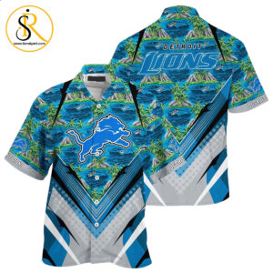 NFL Detroit Lions Team Beach Shirt For Sports Buccaneers Fans Hawaiian Shirt SeratyArt