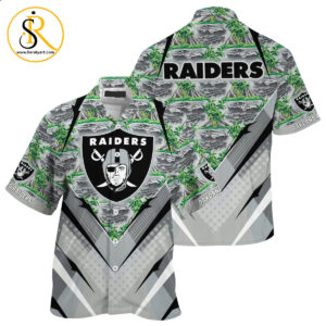 NFL Las Vegas Raiders Team Beach Shirt For Sports Raiders Fans Hawaiian Shirt SeratyArt