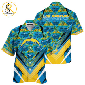 NFL Los Angeles Chargers Team Beach Shirt For Sports Buccaneers Fans Hawaiian Shirt SeratyArt