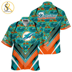 NFL Miami Dolphins Team Beach Shirt For Sports Dolphins Fans Hawaiian Shirt SeratyArt