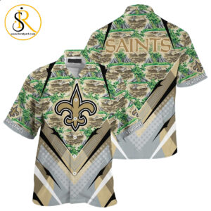 NFL New Orleans Saints Team Beach Shirt For Sports Saints Fans Hawaiian Shirt SeratyArt