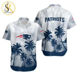 New England Patriots Coconut Trees NFL Gift For Fan Hawaiian Shirt Aloha Shirt for Men Women SeratyArt