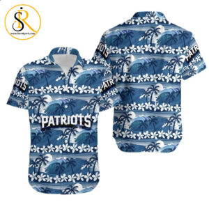 New England Patriots Coconut Trees NFL Gift For Fan Hawaiian Shirt Aloha Shirt for Men Women and S SeratyArt