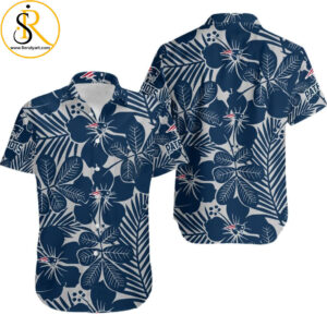 New England Patriots Flower Hawaii Shirt for Men Women SeratyArt