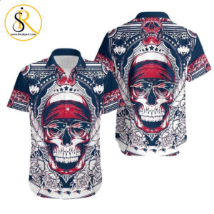 New England Patriots Skull NFL Gift For Fan Hawaii Shirt for Men Women SeratyArt