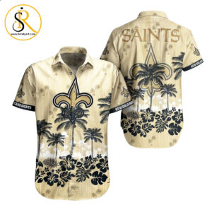 New Orleans Saints NFL Hawaii Graphic Tropical Pattern Style Summer Hawaiian Shirt SeratyArt