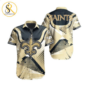 New Orleans Saints NFL Hawaiian Shirt Summer Short Sleeve Button Down Shirt Perfect Gift For Big Fans SeratyArt