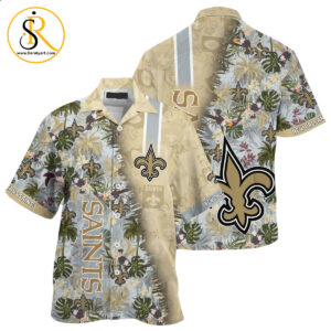 New Orleans Saints NFL Team Football Beach Shirt Summer Button Down Hawaiian Shirt Fan Ever SeratyArt