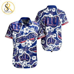 New York Giants NFL Hawaii Shirt Graphic Floral Printed This Summer Beach Shirt For Fans SeratyArt