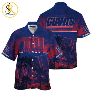 New York Giants NFL Hawaiian Shirt Style Tropical Pattern Hot Trending Summer For Awesome Fans SeratyArt