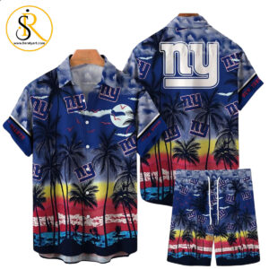 New York Giants NFL Hawaiian Shirt Tropical Pattern This Summer Shirt New Trends Gift For Fan SeratyArt