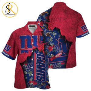 New York Giants NFL Hawaiian Shirt Tropical Print Sumer Gift For Fans SeratyArt
