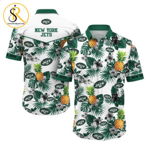 New York Jets NFL Hawaiian Shirt Tropical Pattern Graphic Hawaii Shirt For Fan Ever SeratyArt