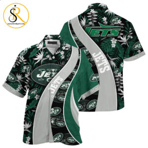 New York Jets NFL Hawaiian Shirt With Tropical Pattern For Your Loved Ones SeratyArt