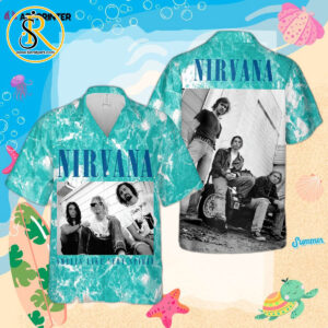 Nirvana Merch Art Awesome Cuban Shirt Premium Hawaiian Shirt SeratyArt