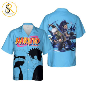 Obito And Kakashi Hawaiian Shirt Naruto Anime Shirt for Men Women SeratyArt