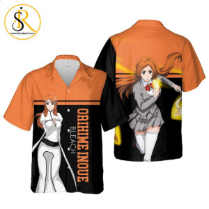 Orihime Inoue Hawaiian Shirt Bleach Anime Shirt for Men Women SeratyArt
