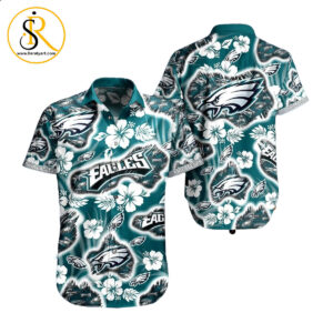 Philadelphia Eagles NFL Hawaii Shirt Graphic Floral Printed This Summer Beach Shirt For Fans SeratyArt
