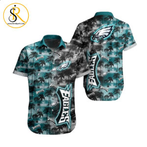 Philadelphia Eagles NFL Hawaiian Shirt And Shirt Tropical Pattern Summer For Football NFL Fans SeratyArt