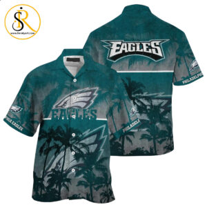 Philadelphia Eagles NFL Hawaiian Shirt Style Tropical Pattern Hot Trending Summer For Awesome Fans SeratyArt