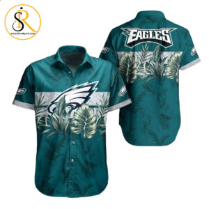Philadelphia Eagles NFL Hawaiian Shirt Tropical Pattern Graphic Gift For Fan NFL Enthusiast SeratyArt