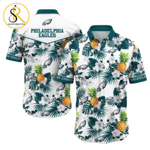 Philadelphia Eagles NFL Hawaiian Shirt Tropical Pattern Graphic Hawaii Shirt For Fan Ever SeratyArt