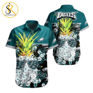 Philadelphia Eagles NFL Tropical Pattern Pineapple Design Hawaiian Shirt New Trending For Men Women SeratyArt