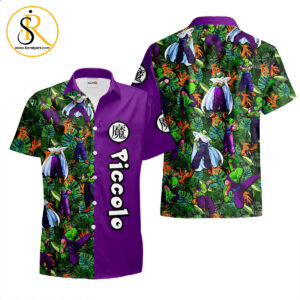 Piccolo Hawaiian Shirts Custom Anime Merch Clothes for Men Women SeratyArt