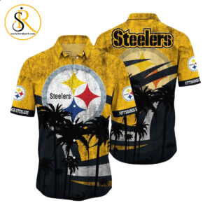 Pittsburgh Steelers NFL Hawaii Shirt Graphic Tropical Pattern Short Sleeve Hot Summer SeratyArt