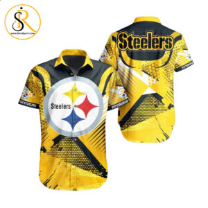 Pittsburgh Steelers NFL Hawaiian Shirt Summer Short Sleeve Button Down Shirt Perfect Gift For Big Fans SeratyArt