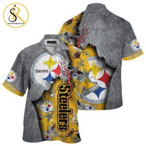 Pittsburgh Steelers NFL Hawaiian Shirt Tropical Print Sumer Gift For Fans SeratyArt