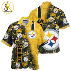 Pittsburgh Steelers NFL Team Football Beach Shirt Summer Button Down Hawaiian Shirt Fan Ever SeratyArt