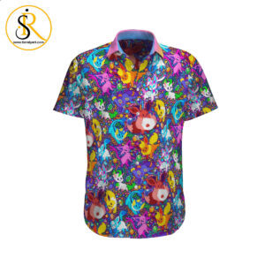 Pokemon Eevee Hawaii Shirt Aloha Shirt For Men Women SeratyArt