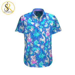 Pokemon Neon Color Hawaii Shirt Aloha Shirt For Men Women SeratyArt