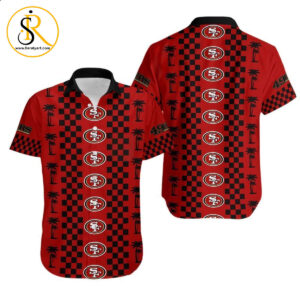 San Francisco 49ers Coconut Trees Hawaii Shirt for Men Women SeratyArt