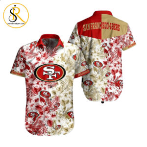San Francisco 49ers NFL Beach Shirt Graphic Floral Pattern Print This Summer Hawaiian Shirt SeratyArt
